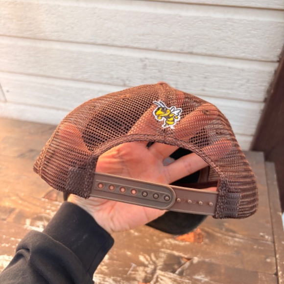 Vintage GEORGIA TECH Sports Straw hat American Needle snapback football universi - Picture 3 of 5